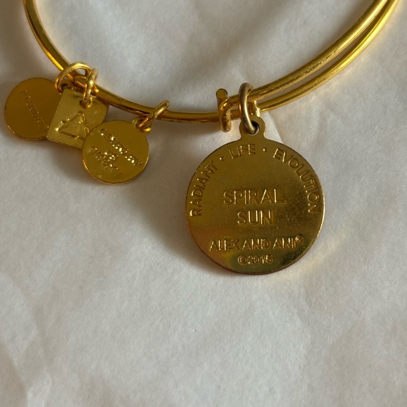 Alex and Ani | Spiral Sun Bangle | gold - Picture 3 of 3